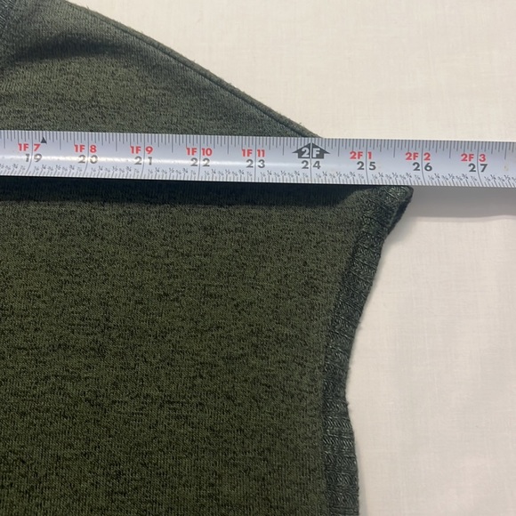 A9- Matty M: Oversized Dark Gray High Low Cap Sleeve Knit Top Blouse Size XL - Picture 7 of 10